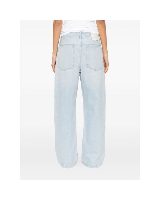 Agolde Blue Button-Fastening Jeans