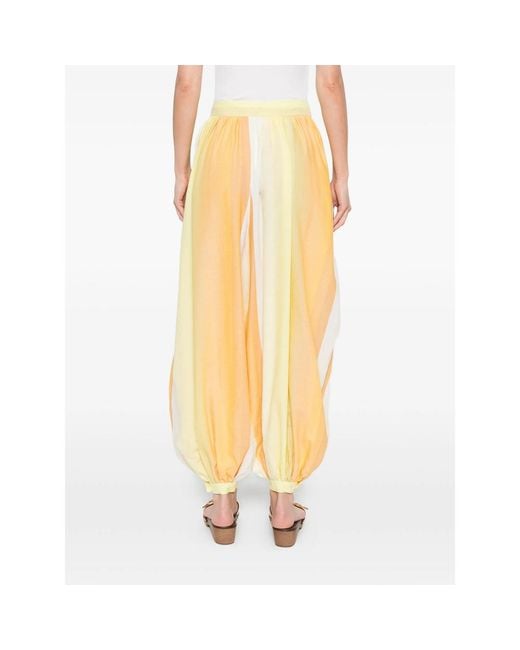 Marrakshi Life Yellow Striped Trousers