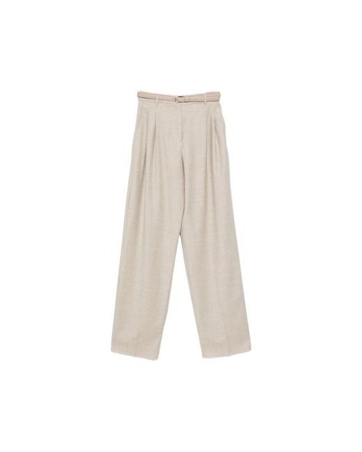 Max Mara Natural Trousers