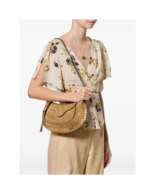 Isabel Marant Natural Moon Pocket Shoulder Bag