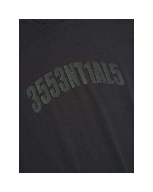 Fear Of God Black T-Shirt Round Neck for men