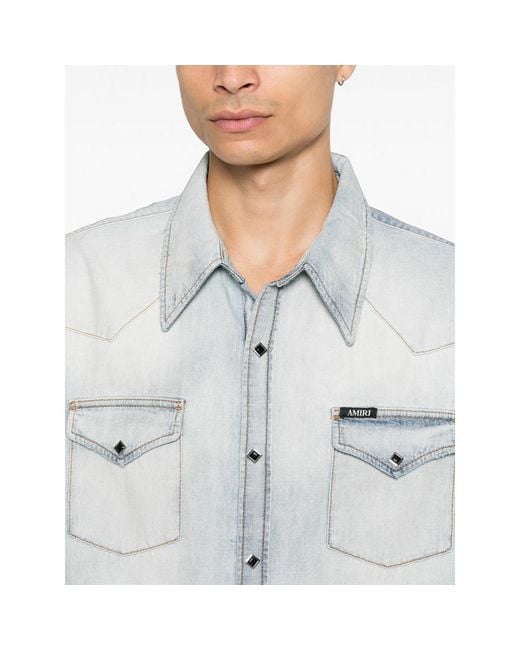 Amiri Gray Shirts for men