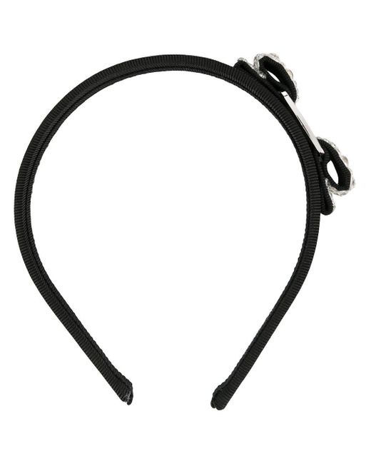 Ferragamo Black Vara Bow Headband