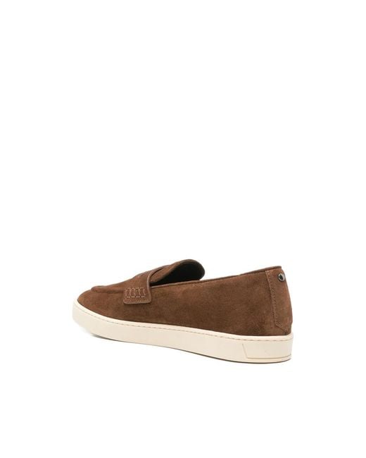 Canali Brown Loafers for men