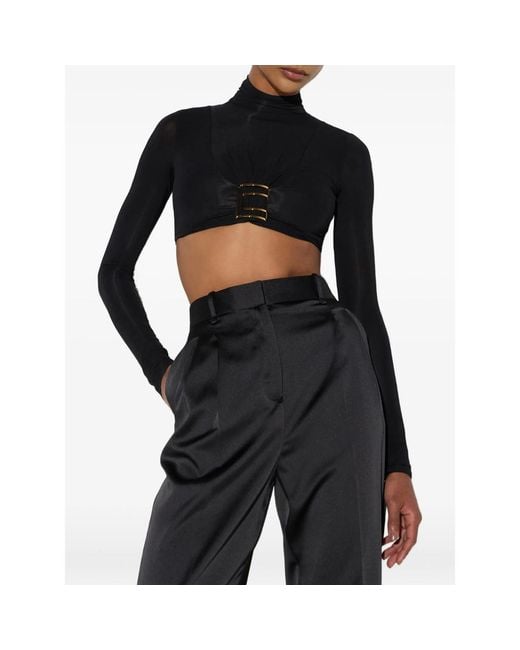 Elisabetta Franchi Black Bodysuit
