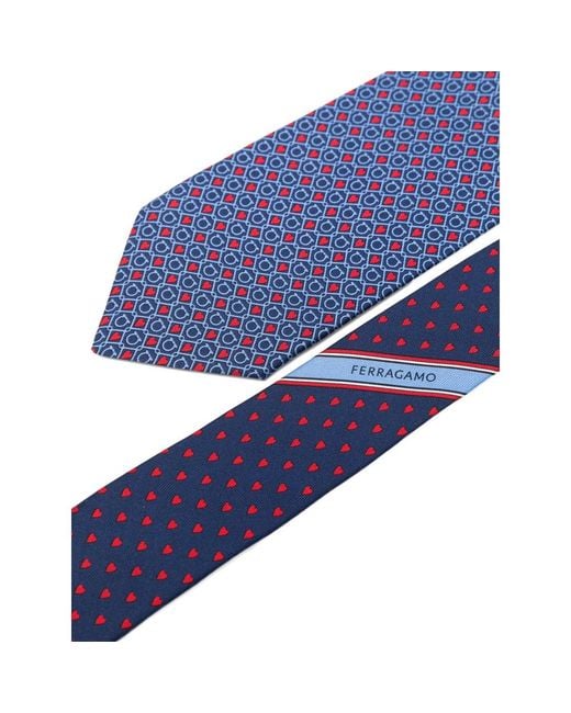 Ferragamo Blue Ties & Bow Ties for men