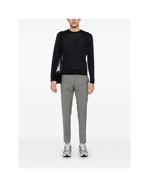 PT Torino Gray Tailored Trousers for men