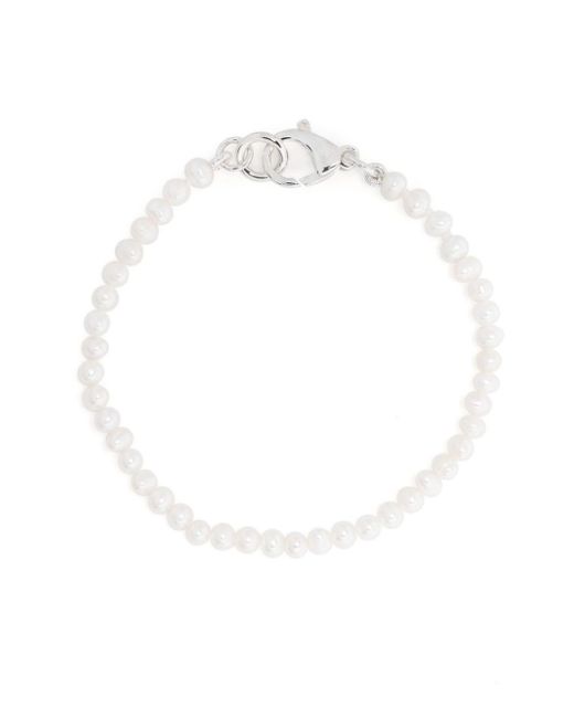 Hatton Labs White Pearl-Chain Bracelet