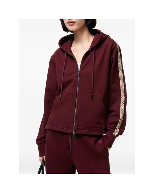 Burberry Purple Zip Hoodie