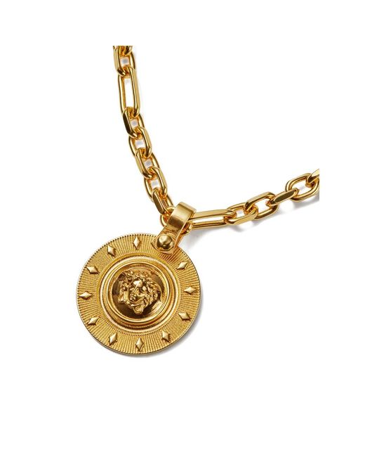 Versace Metallic Necklaces for men