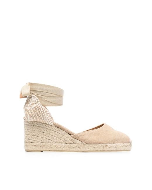 Castaner Natural Carina Wedged Espadrilles