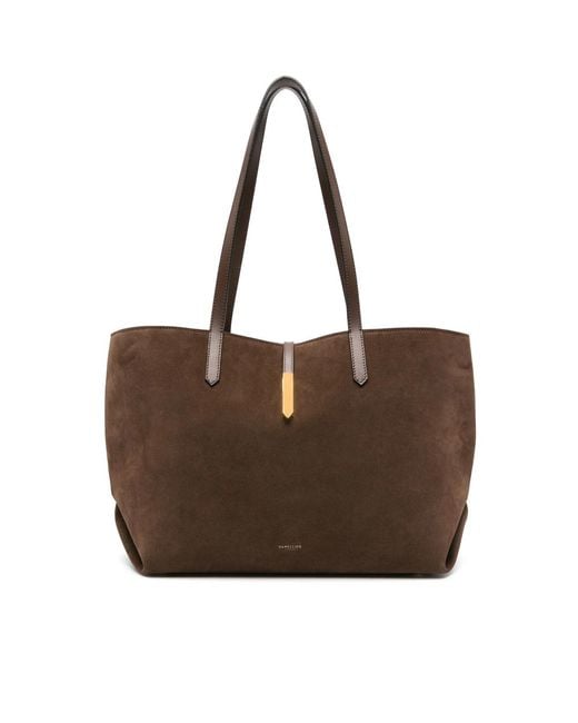 DeMellier London Brown Tokyo Suede Tote Bag