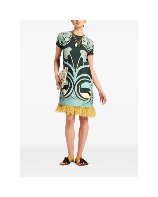 LaDoubleJ Green Dress Mini Swing