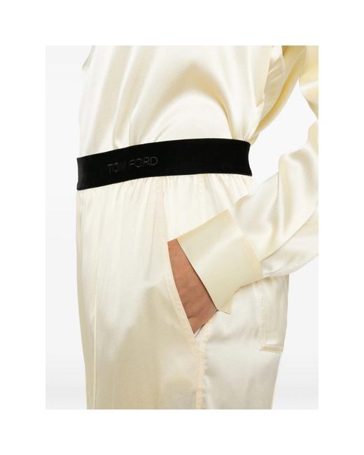 Tom Ford Natural Straight Trousers