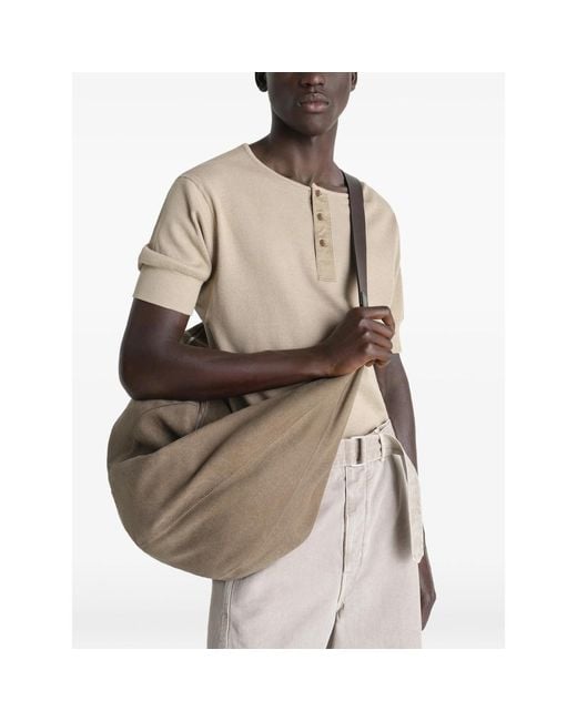 Lemaire Brown Neutrals Shoulder Bags for men