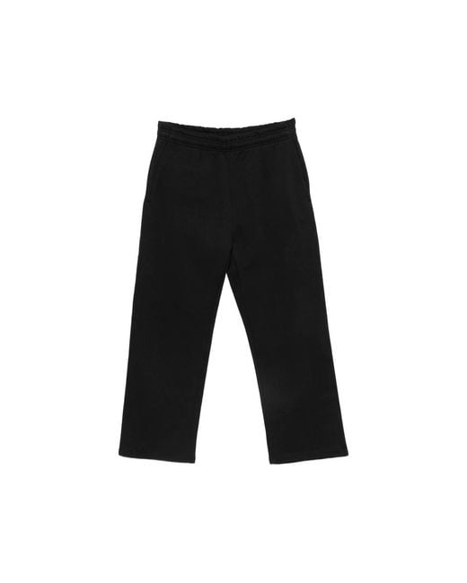 Entire studios Black Elasticated Straight-Leg Track Pants for men