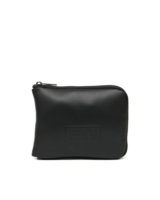MM6 by Maison Margiela Black Wallet Polyurethane: 100 for men