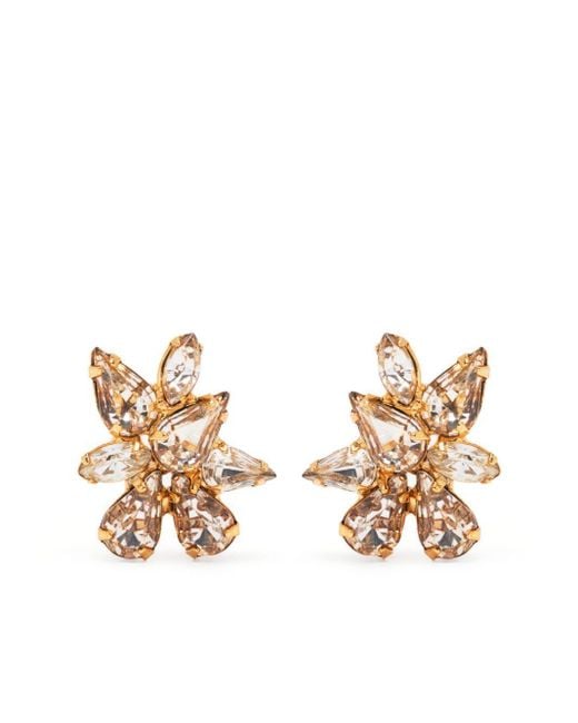 Jennifer Behr Metallic Crystal-Embellishment-Tone Earrings