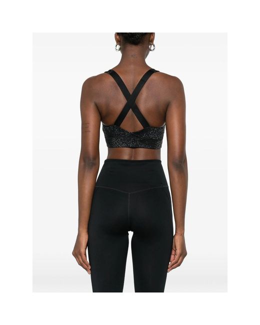 Calvin Klein Black Leopard-Print Sports Bra