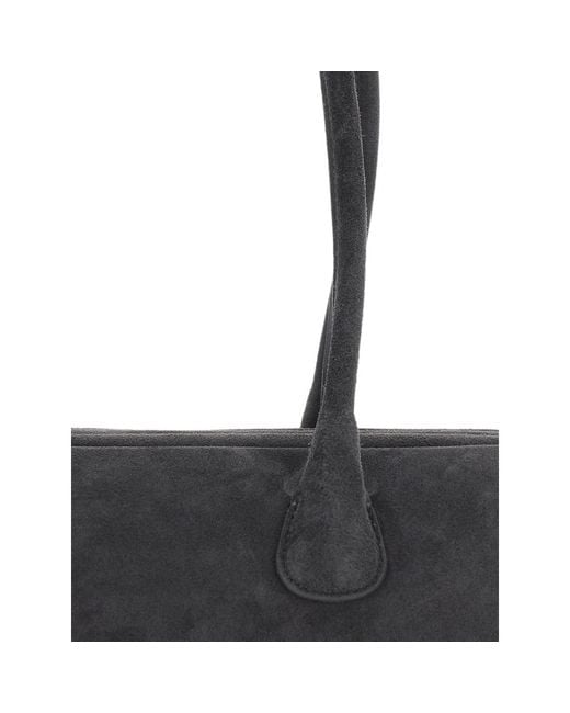 OSOI Black Suede Tote Bag