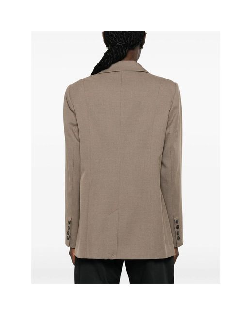 Gestuz Natural Single-Breasted Blazer