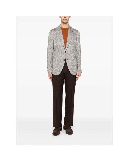 Tagliatore Jackets Gray, Brown for men