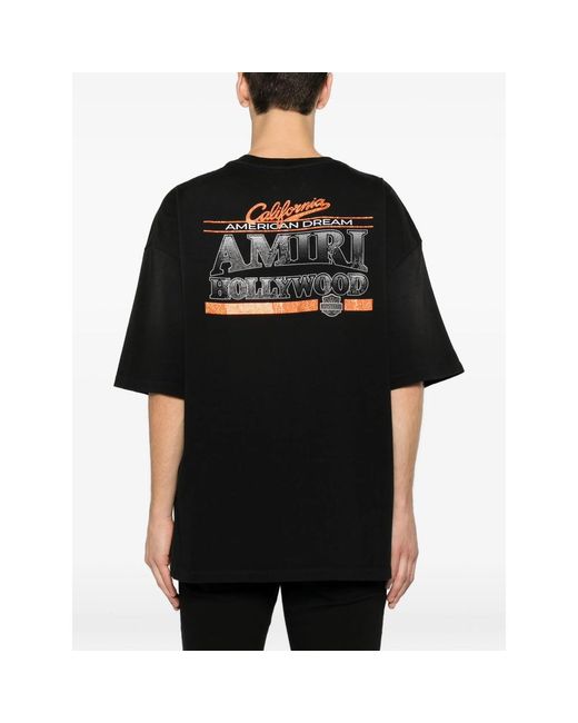 Amiri Black T-Shirt Logo for men