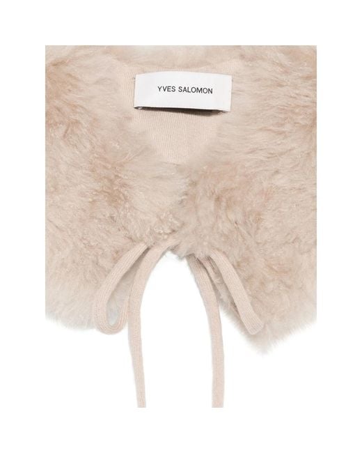 Yves Salomon Natural Scarves