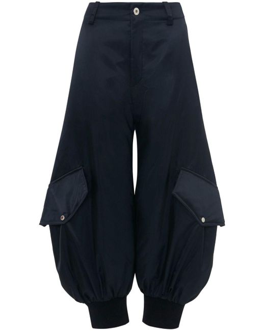 J.W. Anderson Blue Loose-Fit Cargo Trousers