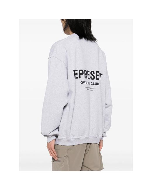 Represent Gray Sweatshirt Mélange for men