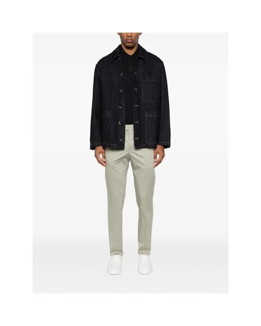 PT Torino Natural Cuffed Trousers for men