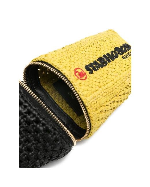 Anya Hindmarch Yellow Stabilo Boss Original Zip Coin Purse Charm
