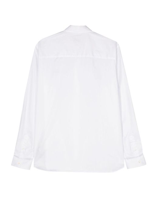 Maison Labiche White Carnot Linen Shirt for men