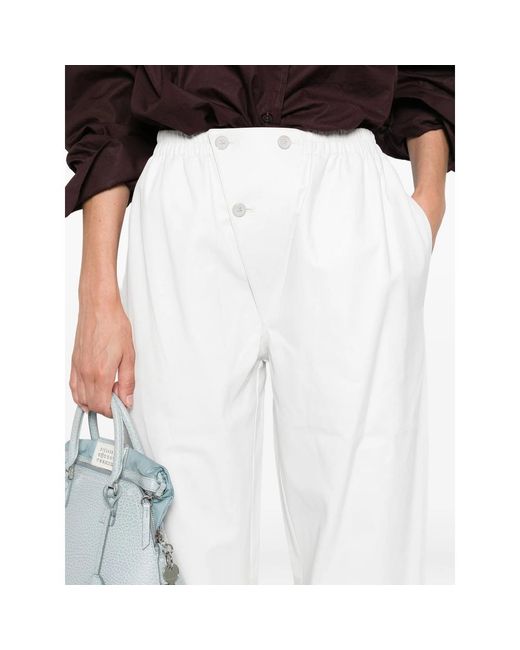 Prada White Trousers