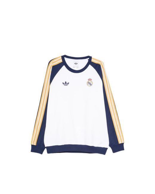 Adidas Blue Sweat Real Og À Manches Raglan for men