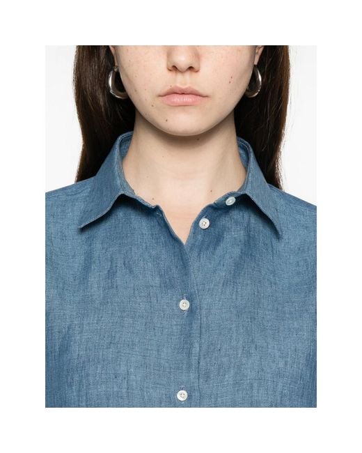 Rohe Blue Long-Sleeve Shirt
