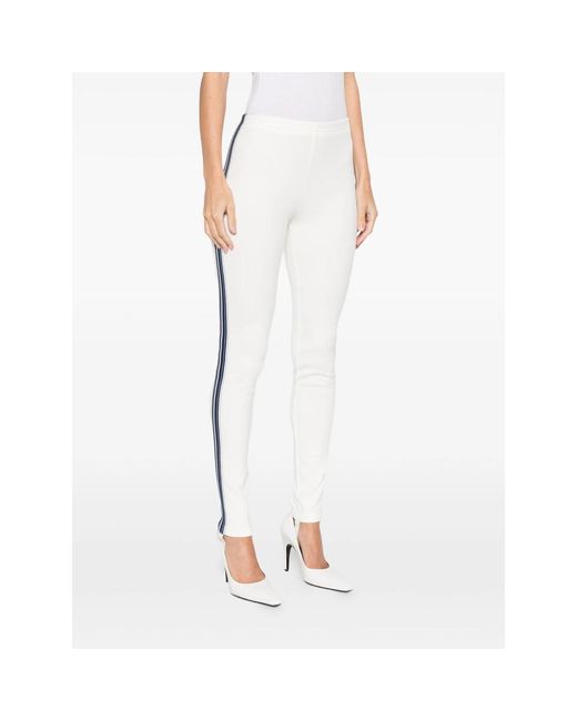 Prada White Neutrals Trousers