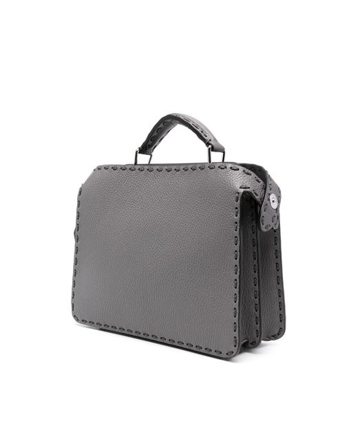 Fendi Gray Shoulder Bags for men