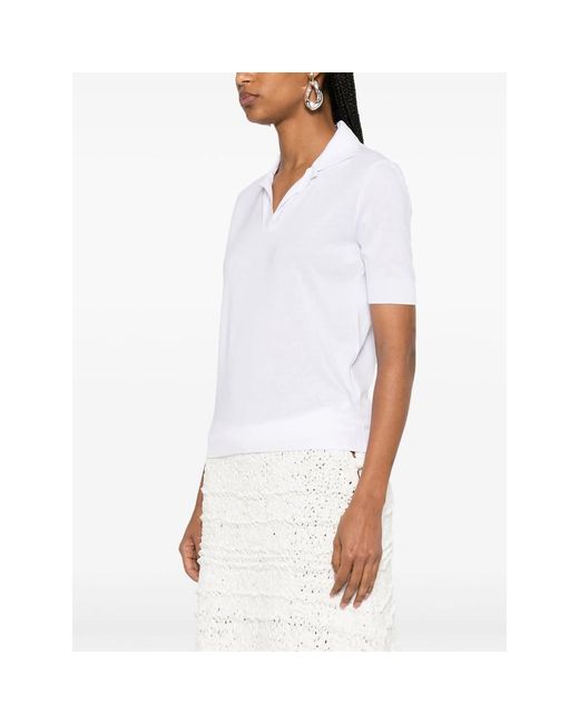 Calvin Klein White Ribbed T-Shirt