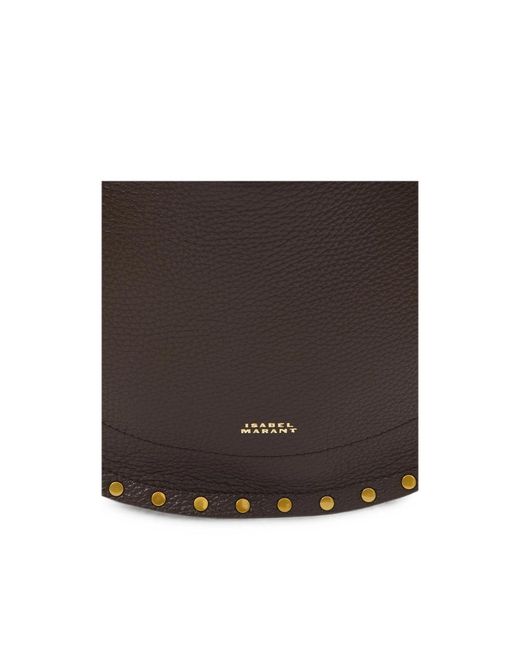 Isabel Marant Brown Oskan Soft Zip Shoulder-Strap Bag