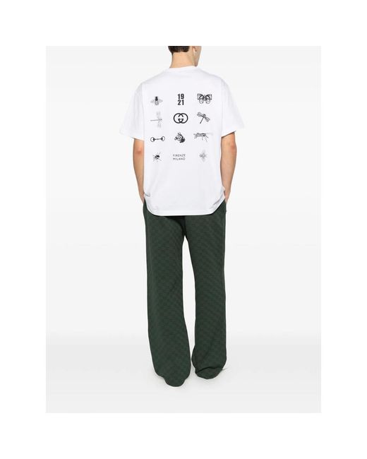 Gucci White T-Shirts & Vests for men