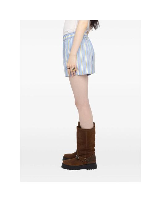 Zadig & Voltaire Blue Pax Shorts