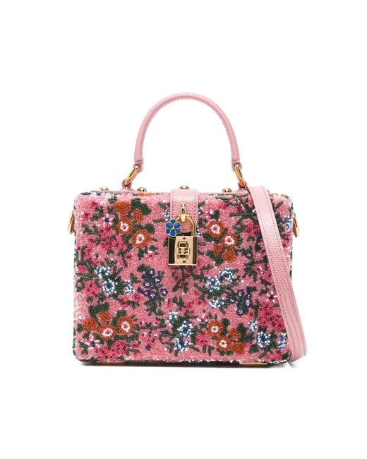 Dolce & Gabbana Red Bags Pink