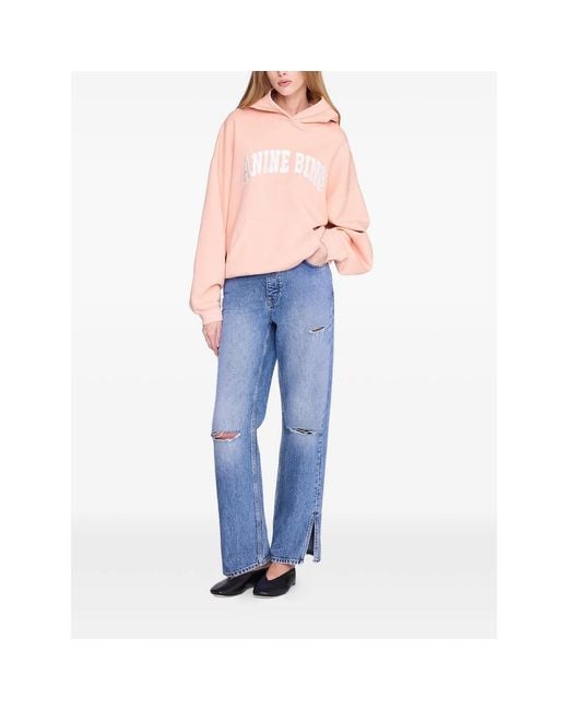 Anine Bing Pink Sweatshirt