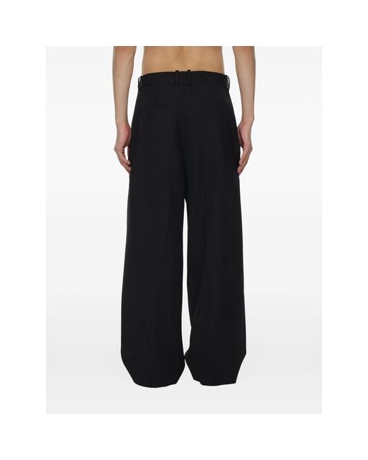 Studio Nicholson Blue Double Pleat Volume Pant for men
