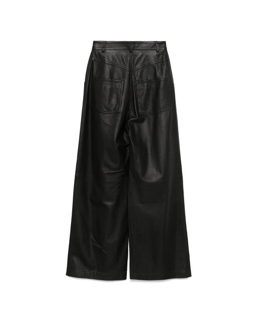 Yves Salomon Black Trousers
