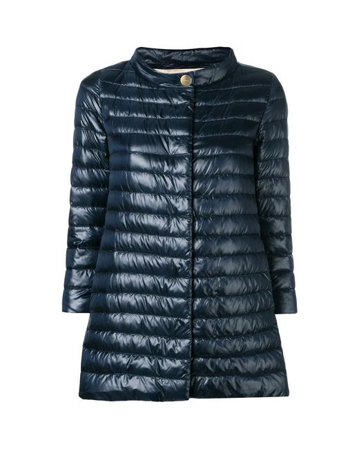 Herno Black Outerwears Blue