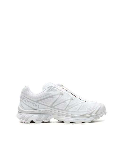 Salomon White Xt-6 Panelled Sneakers for men