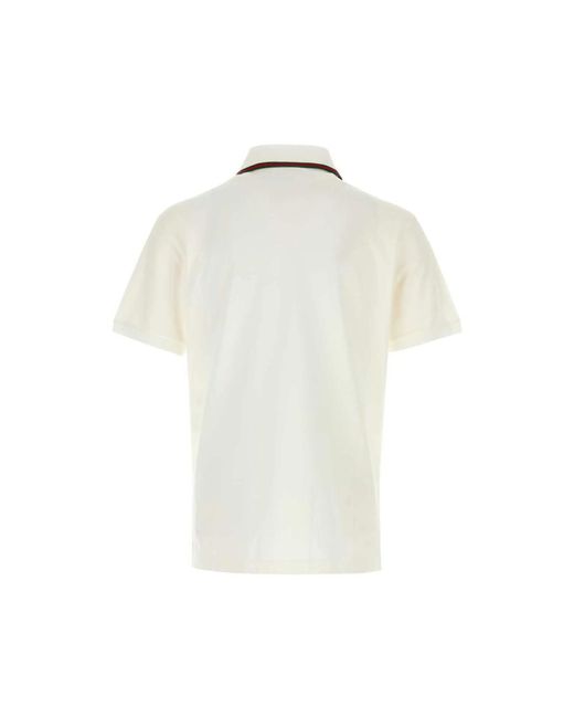 Gucci White Polo Shirts for men