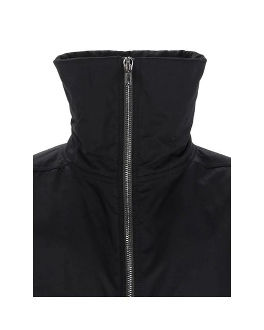 Rick Owens Black Zip-Up Jacket for men